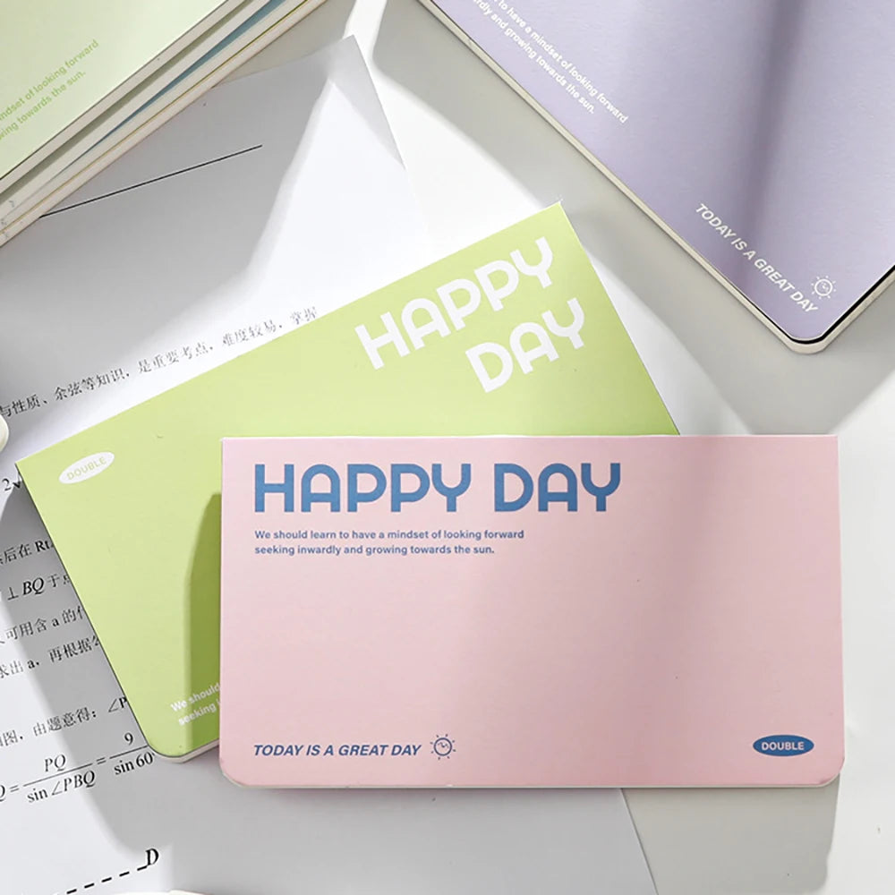 Flip Up Notebook Portable Horizontal Version Student Minimalist Make