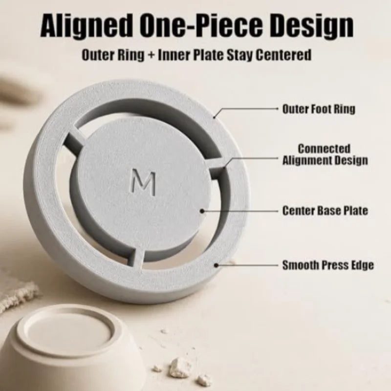 5 Sizes Pottery Foot Ring Template Consistent Base Mold Lightweight