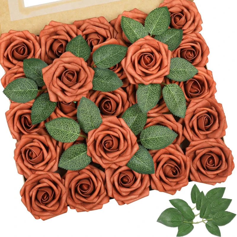 PE Foam Artificial Roses 5/10pcs | Wedding Valentine's Bouquet