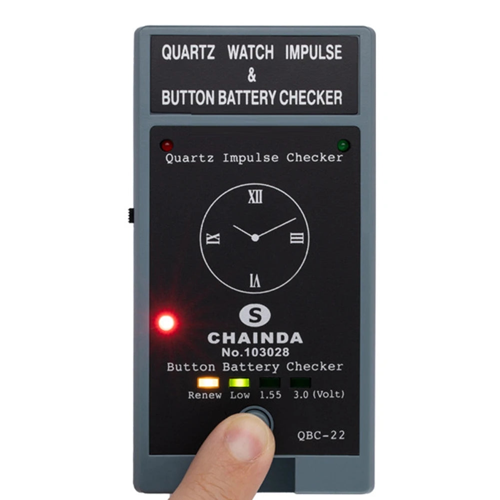 QBC-22 Quartz Pulsed Watch Movement Tester Watch Button Battery Level Checker Tools for Watchmakers Watch Repairing Tool Peaceful Pleasures Health and Wellness