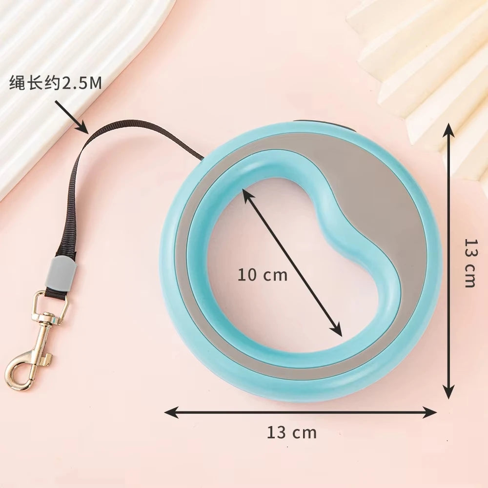 Automatic Retractable Dog Leash 2.5m Durable Outdoor Training Pet Lead for Small Medium Dogs Puppy Dog Accessories Peaceful Pleasures Health and Wellness