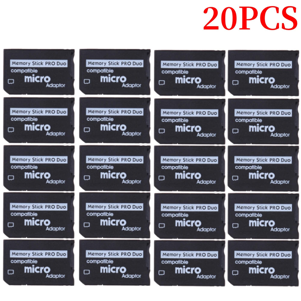 1-20PCS Support Memory Card Adapter SD Card To Memory Stick Adapter For PSP SD Card 1MB-128GB Memory Stick Pro Duo Peaceful Pleasures Health and Wellness 20PCS
