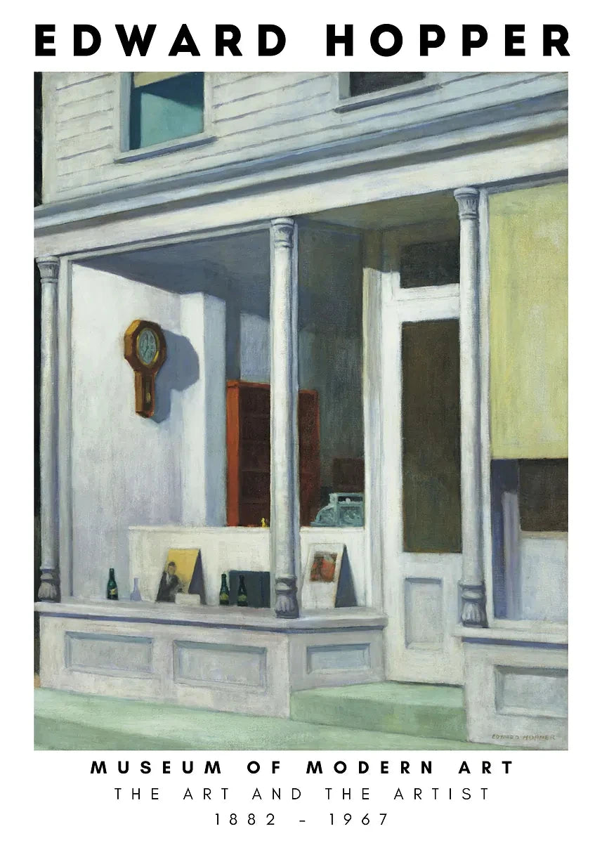 Edward Hopper Museum Exhibition Abstract Posters and Prints Canvas Painting Wall Art Picture for Living Room Home Decor Cuadros Peaceful Pleasures Health and Wellness