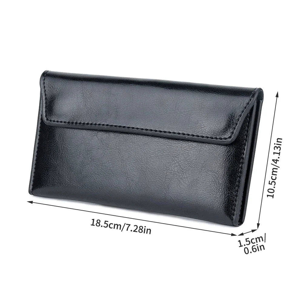 Saint.Bos Women's Genuine Leather Long Wallet | Large Capacity