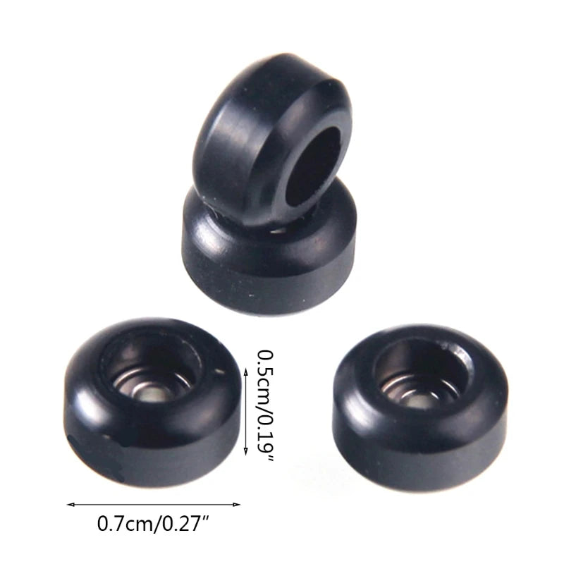 4-Pack Bearing Wheels for Mini Finger Skateboard & Scooter