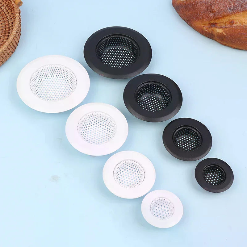 Stainless Steel Drain Hair Catcher Sink & Shower Filter Mesh