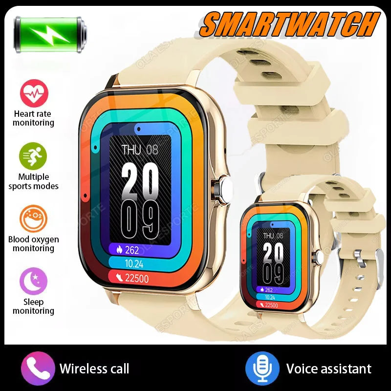 2026 Smart Watch BT Call Message Notification Heart Rate Sleep Health