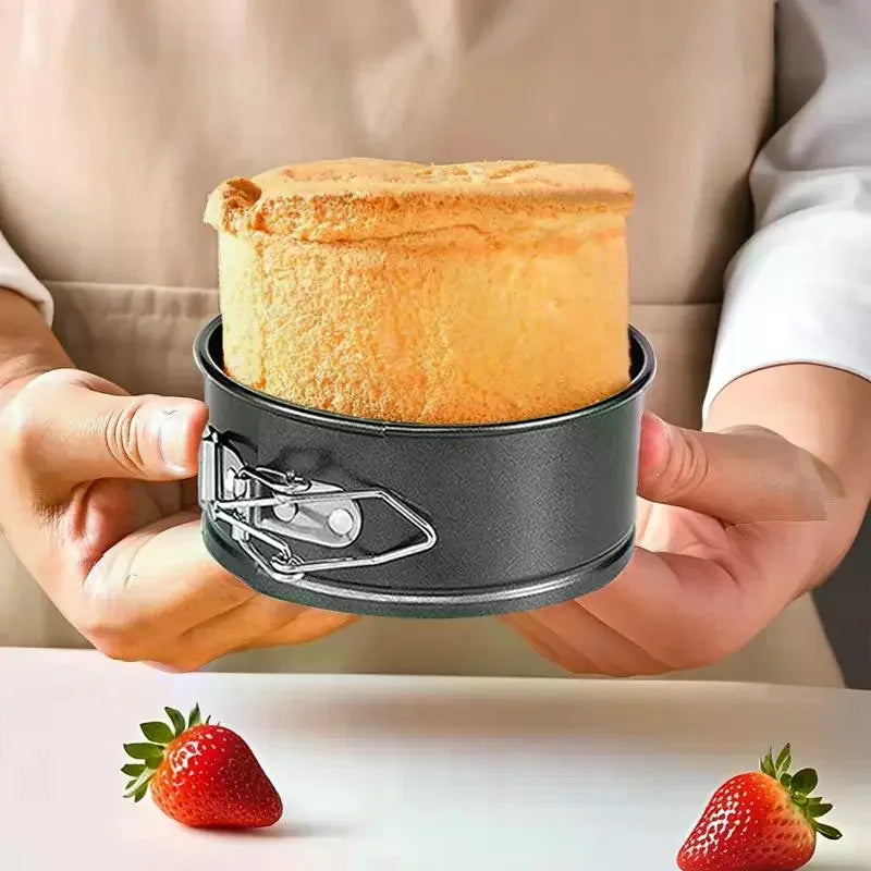 Non-Stick Pot Cake Stand Round Removable Bottom Cake Pan With Lock Device Bakeware Cake Molds Baking Accessories Peaceful Pleasures Health and Wellness