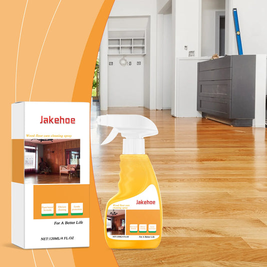 Jakehoe Wood Floor Cleaning & Polishing Spray | Beeswax Floor Cleaning Spray Peaceful Pleasures Health and Wellness