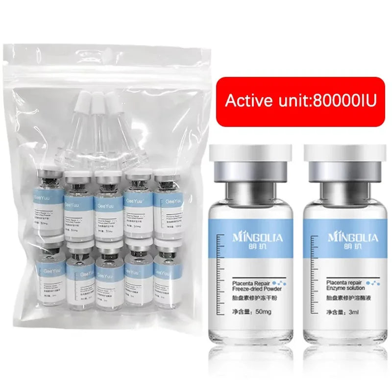 Oligopeptide Placenta Freeze-Dried Powder Essence | Repair & Hydrate