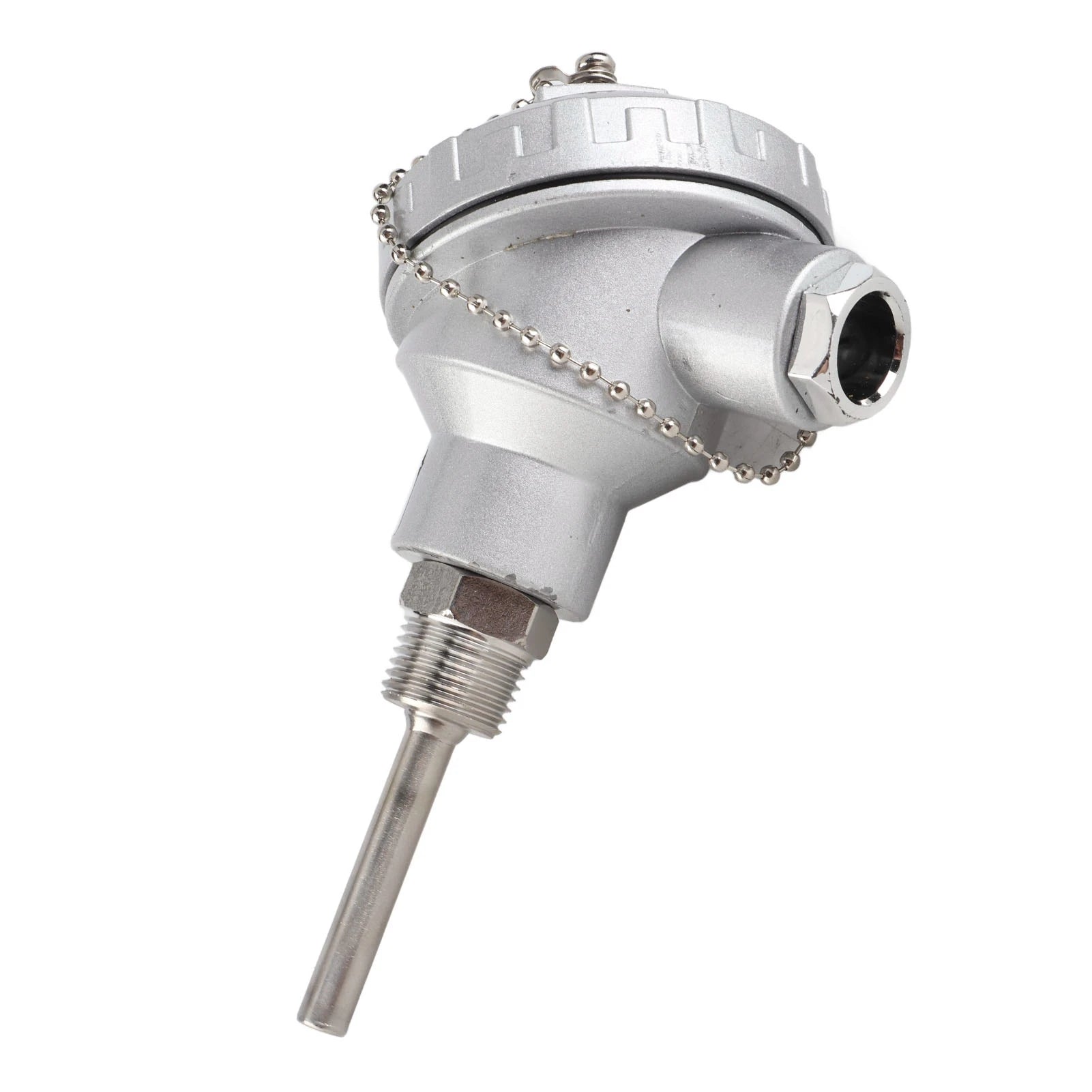 Temperature Sensor Simple PT1/2'' Thread Thermocouple Terminal Head Efficient for Temperature Controllers for Industry Peaceful Pleasures Health and Wellness