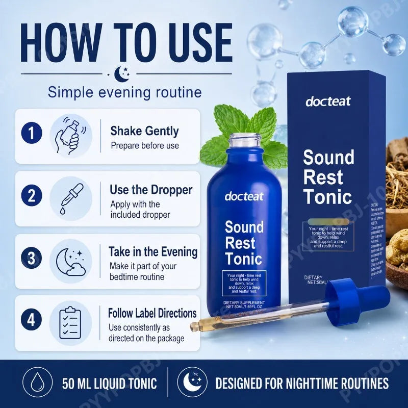 Botanical Sleep Support Liquid Drops – Nighttime Rest 50ml
