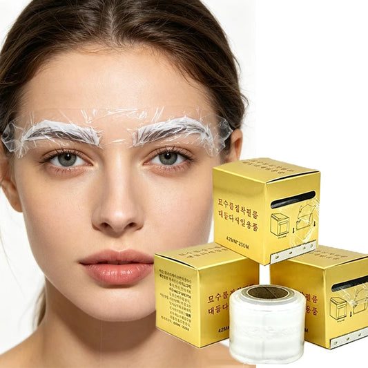 3-Roll Microblading Barrier Film Wrap 42mm x 200m | PMU Tattoo PMU Barrier Film Peaceful Pleasures Health and Wellness