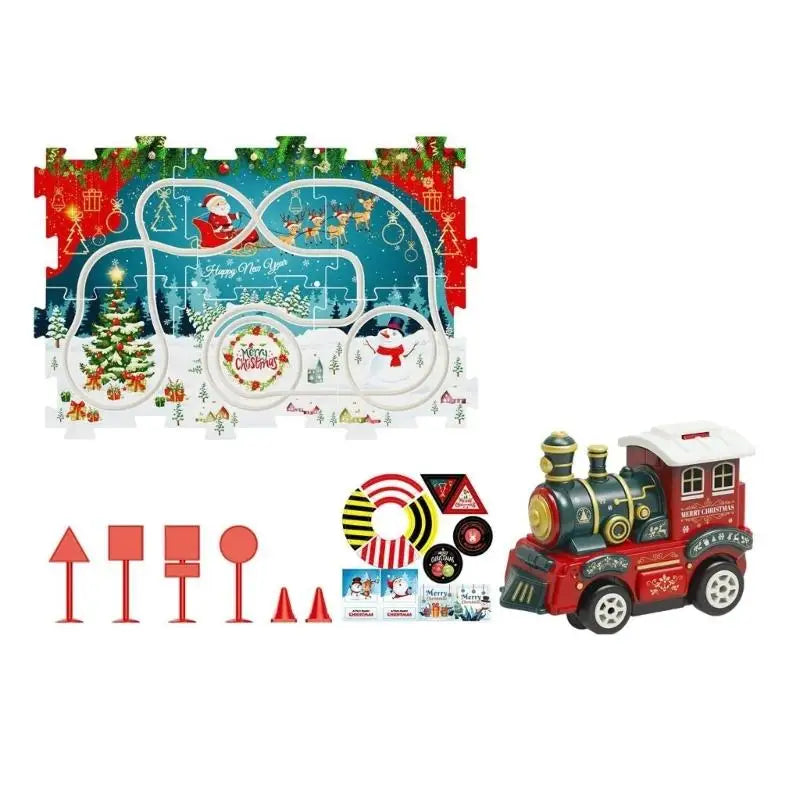 Kids Puzzle Train Track Toy Set | Ages 3+ Christmas Gift