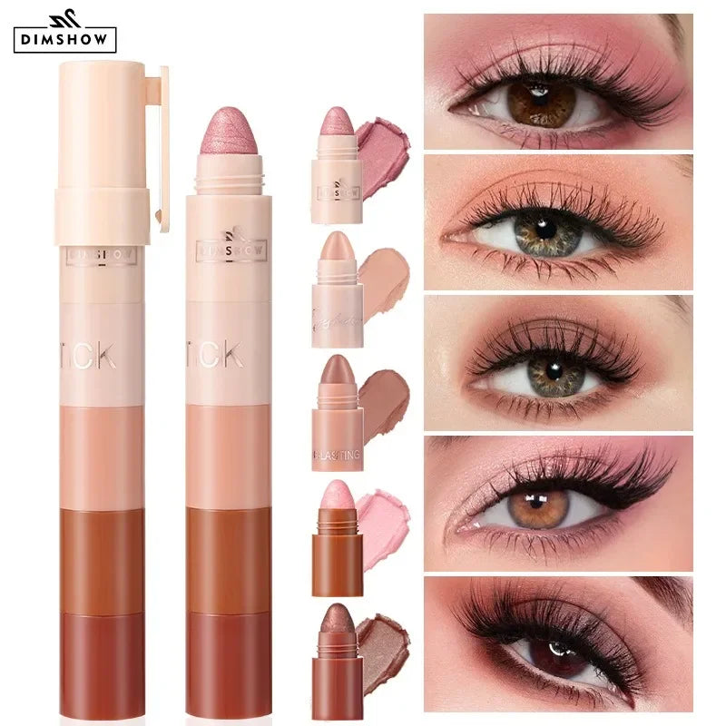 5-in-1 Eyeshadow Pencil Kit | Matte Shimmer Highlight Makeup