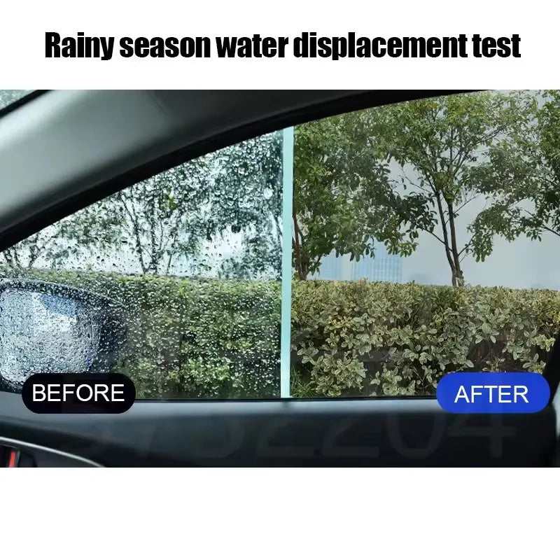 Car Glass Anti-rain Water Spray Repellent Nano Coating Hydrophobic Waterproof Agent Oil Film Removing Auto Glass Film Agent Peaceful Pleasures Health and Wellness