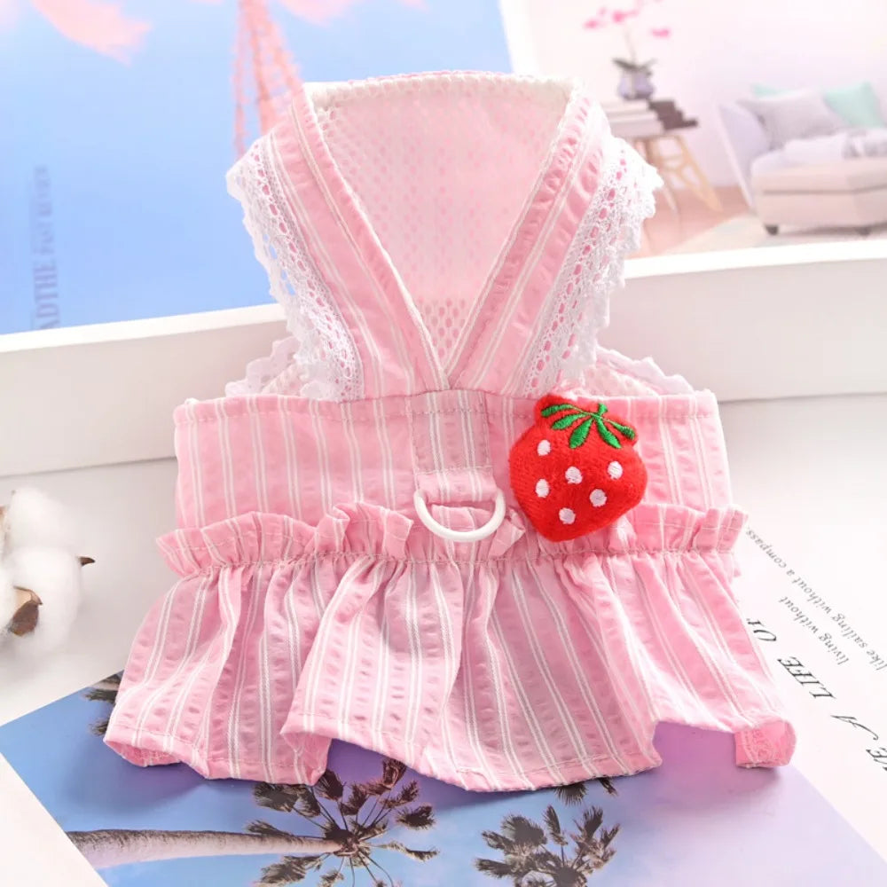 Cute Dog & Cat Princess Dress | Soft Breathable Summer Pet Skirt