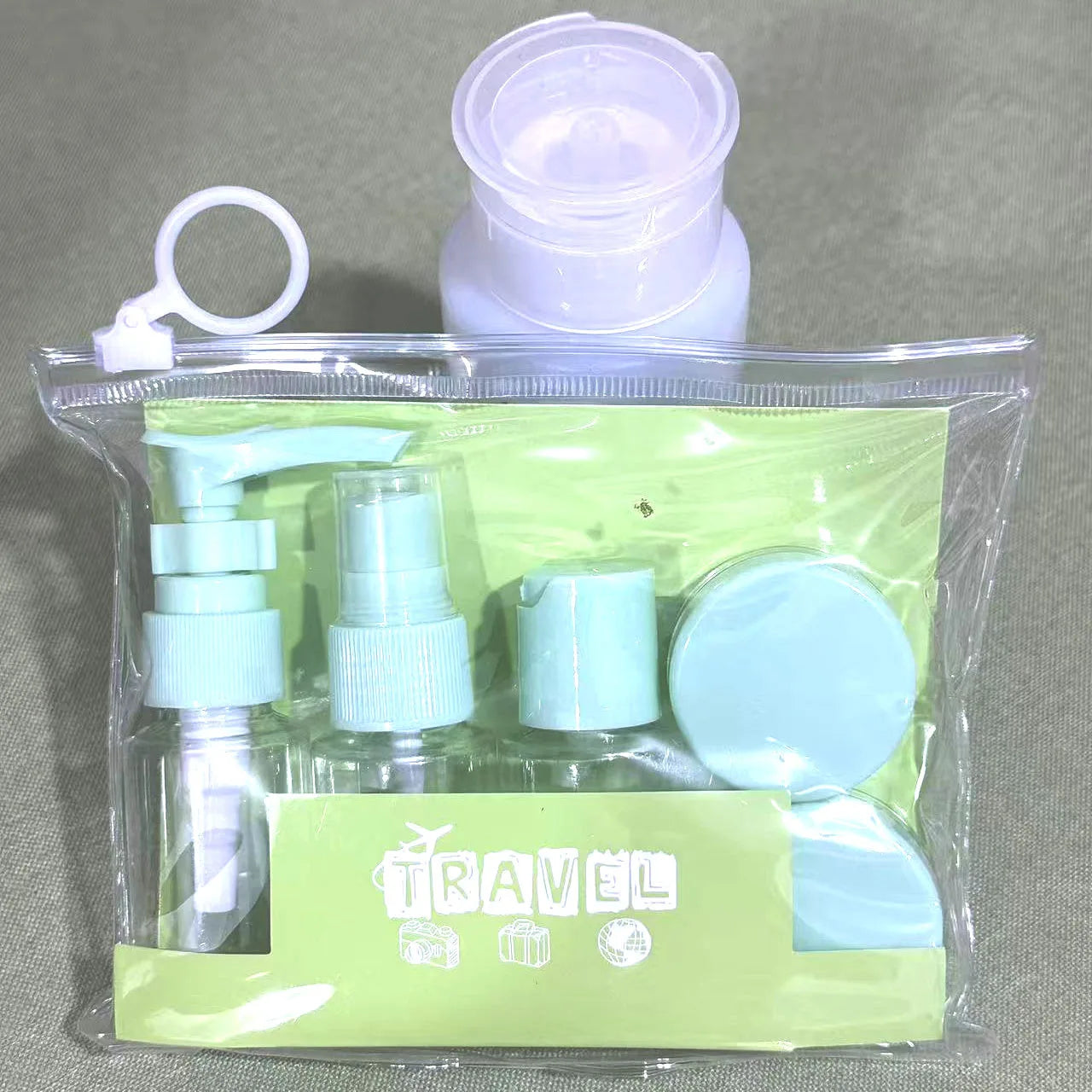 6-Piece Leak-Proof Refillable Travel Bottles for Toiletries