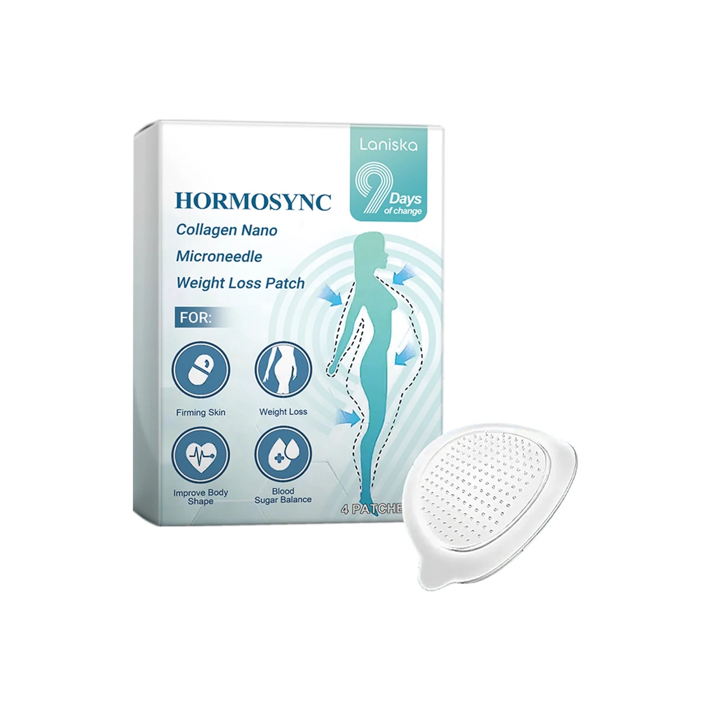 0.2mm Nano Microneedle Body Patch – Hydrating & Firming Women