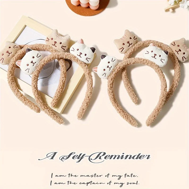 Plush Kitten Headband – Non-Slip Hair Accessory for Women Hair Accessories Peaceful Pleasures Health and Wellness