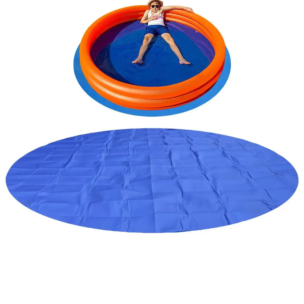 Round Pool Ground Pad – Heavy-Duty Puncture-Proof Under Pool Mat