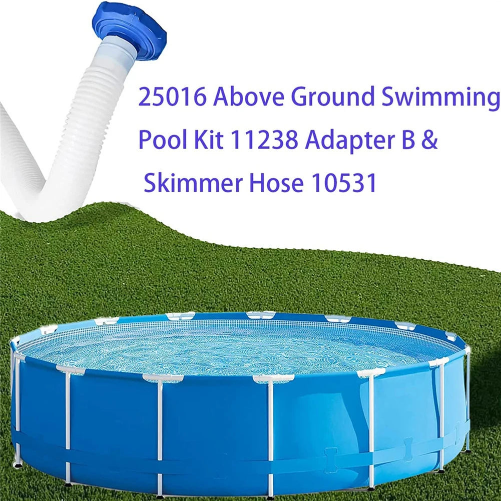Wall Mount Pool Hose Adapter for Intex Skimmer Maintenance Kit Peaceful Pleasures Health and Wellness