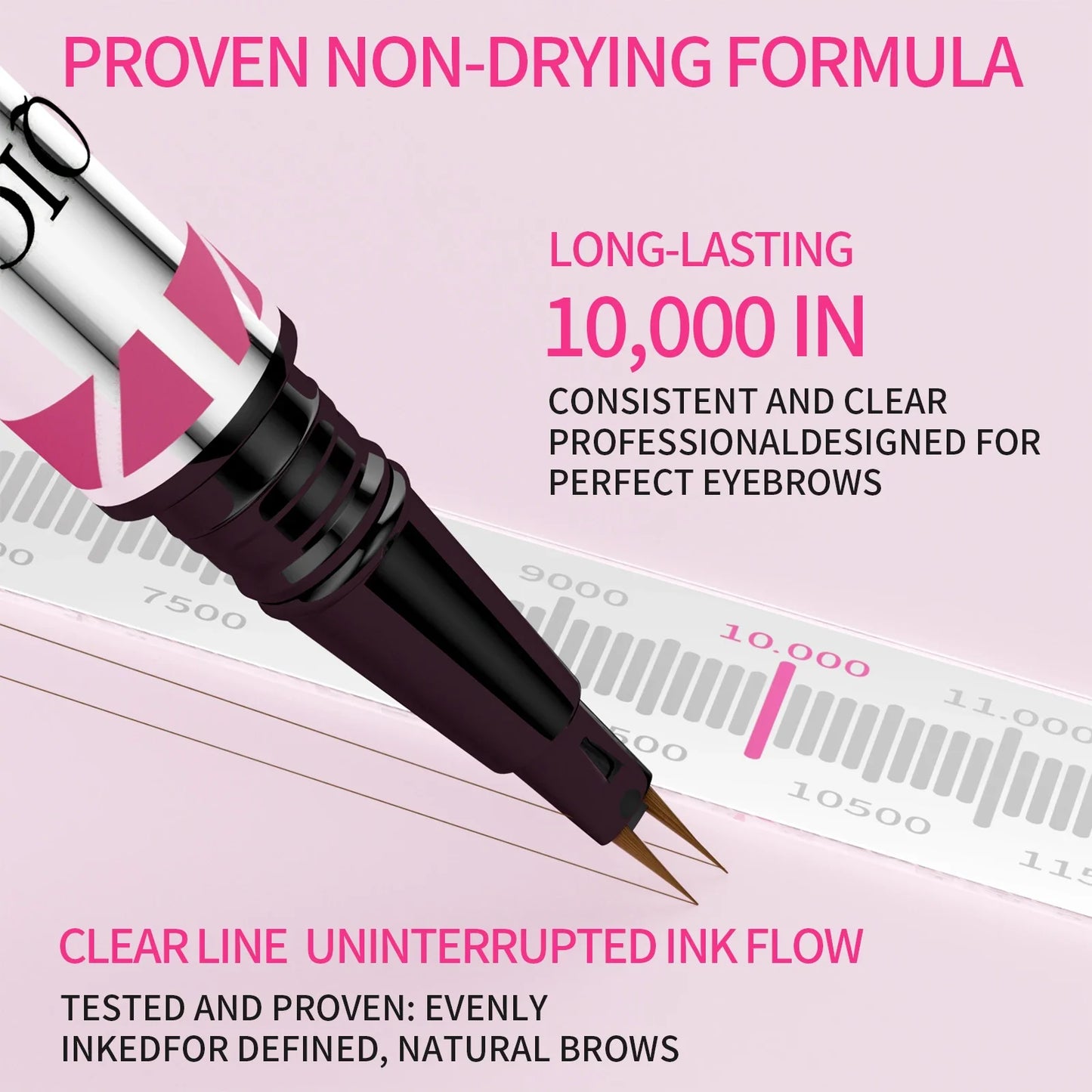 QIC Waterproof Micro Blade Eyebrow Pencil & Liquid Brow Marker
