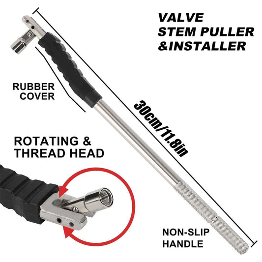 No Scratch Tire Valve Stem Puller Tool with Valve Core Remover Universal for Car Valve Stem Extenders Peaceful Pleasures Health and Wellness