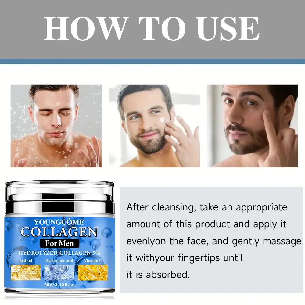YOUNGCOME Men's Retinol Face & Neck Firming Cream | Daily Moisturizer