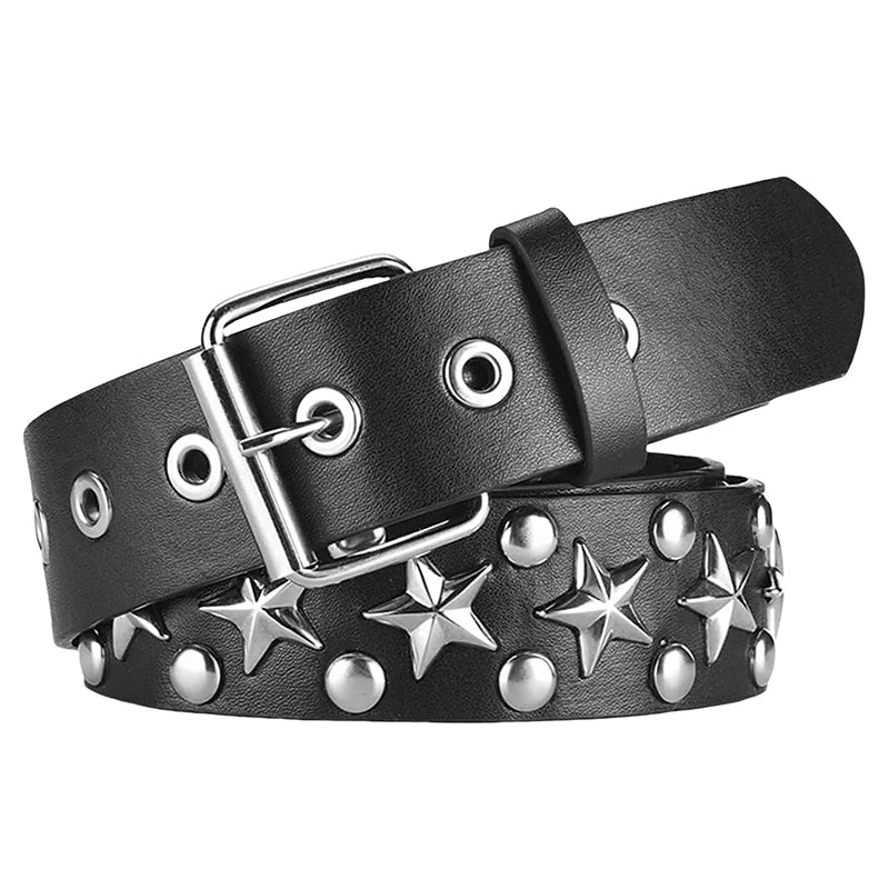 Vintage Bronze Chunky Belt – Y2K Punk Grunge Jean Belt Unisex