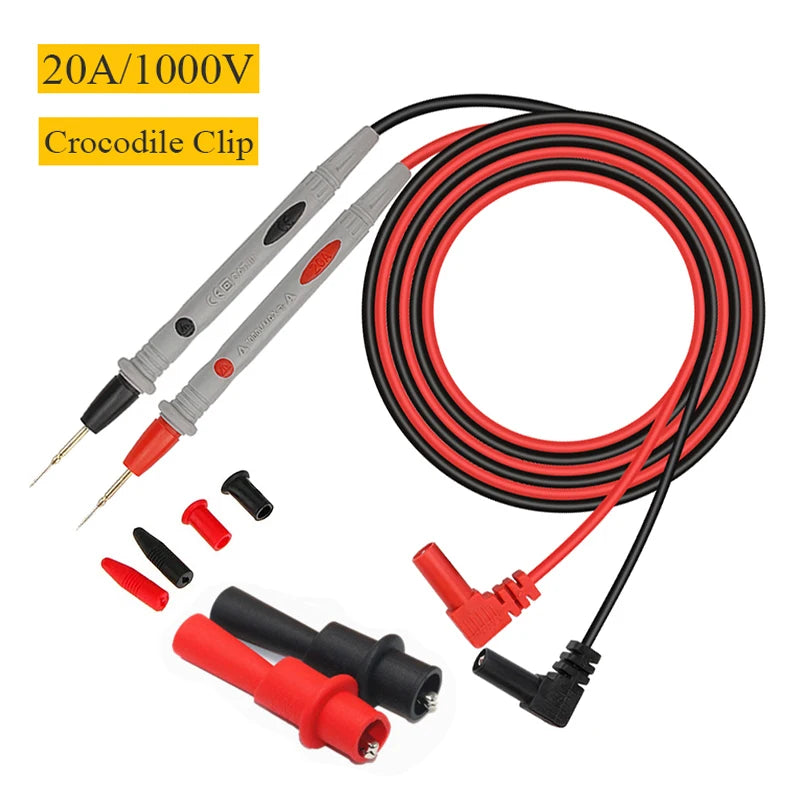 20A 1000V Multimeter Test Lead Probe Kit | Needle Pin Wire Pen
