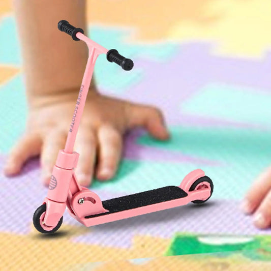 Foldable Finger Scooter with Brake | Kids Fingertip Toy Finger Scooter Toy Peaceful Pleasures Health and Wellness