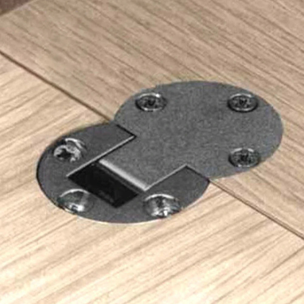 Zinc Alloy 180° Concealed Folding Table Hinge Set of 2 + Screws
