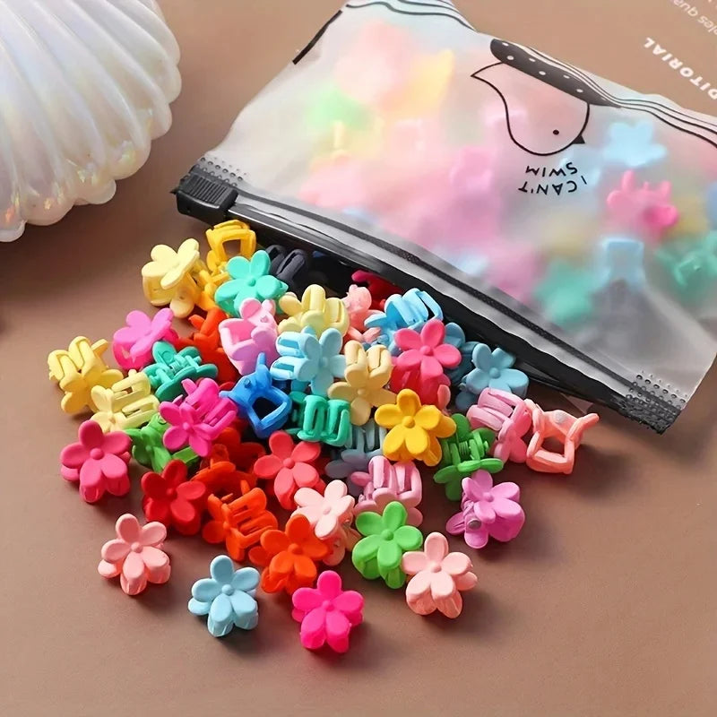 50pcs Non-Slip Mini Claw Clips – Colorful Hair Clips for Women Peaceful Pleasures Health and Wellness