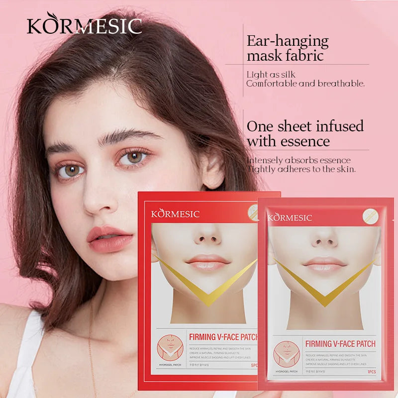 Hydrogel V-Lift Firming Face Mask – Anti-Wrinkle & Deep Hydration Hydrogel Face Mask Peaceful Pleasures Health and Wellness