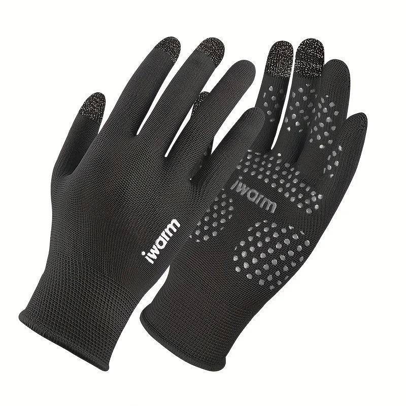 Fitness Gloves, Sports Gloves, Sunscreen Gloves, Outdoor Non-slip Cycling Gloves, Non-slip Touchscreen Gloves Peaceful Pleasures Health and Wellness Black One Size
