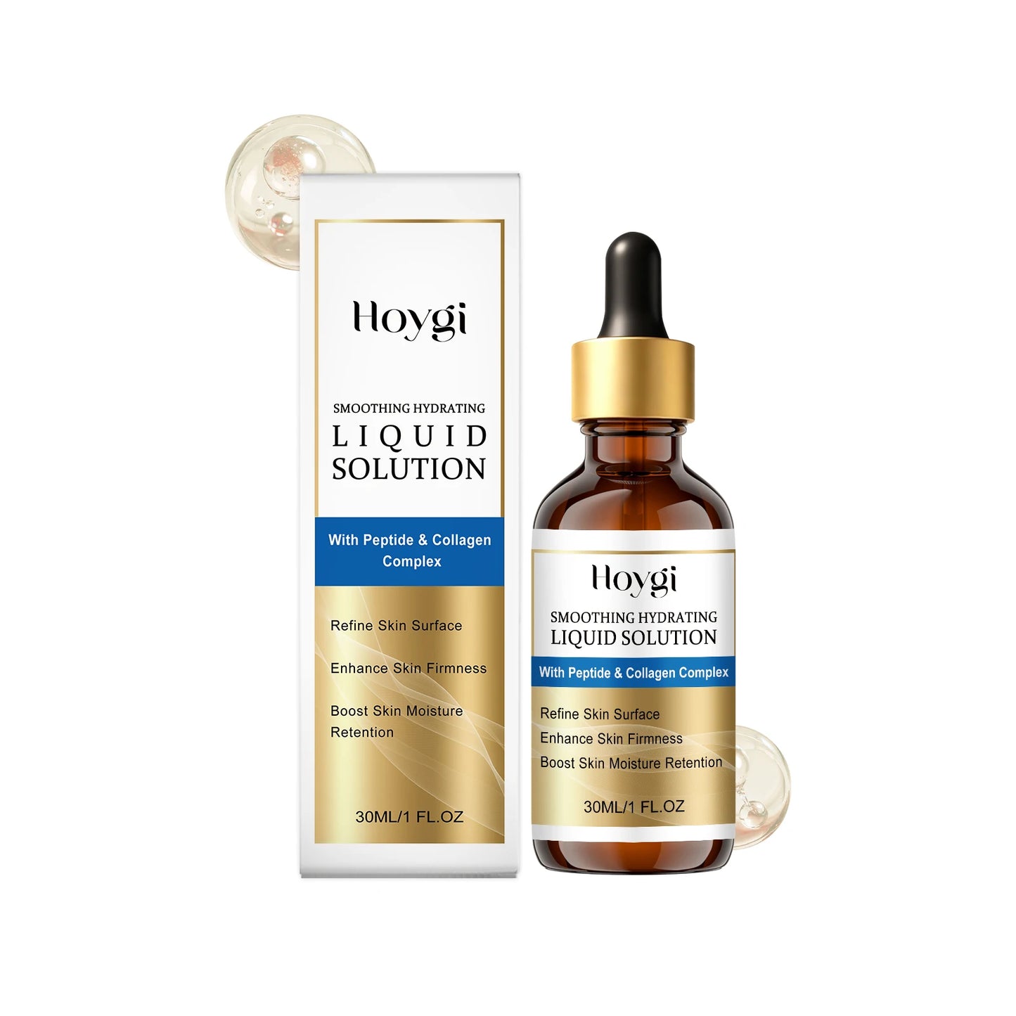 Smoothing Moisturizing Essence Firming Lifting Skin Dullness Improvement Brightening Skin Fade Fine Lines Hydrating Face Serum Peaceful Pleasures Health and Wellness 30ml boxed