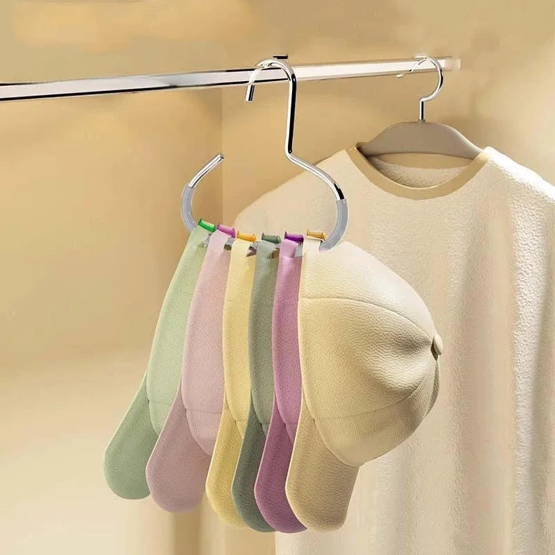 Aluminum Circle Ring Hat Hanger – Non-Slip Wardrobe Hook