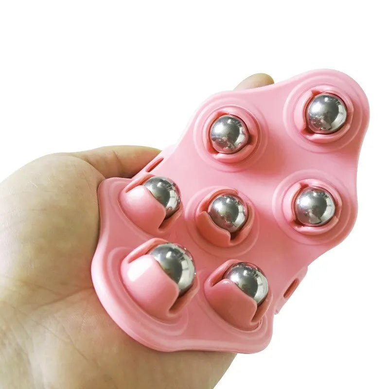 Massage Roller Neck and Back Seven Roller Ball Relaxer Body Meridian Massage For Fitness Relaxation Massager Peaceful Pleasures Health and Wellness