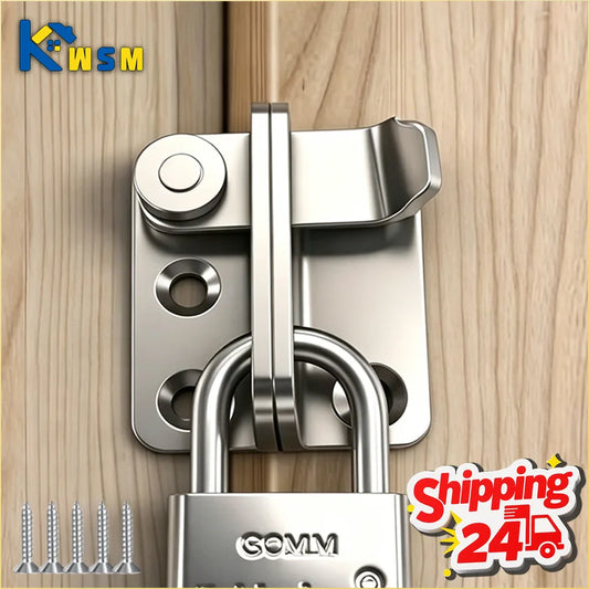 Stainless Steel Door Bolt Latch – Pet Cage & Bathroom Lock Door Bolt Latch Oasis Select