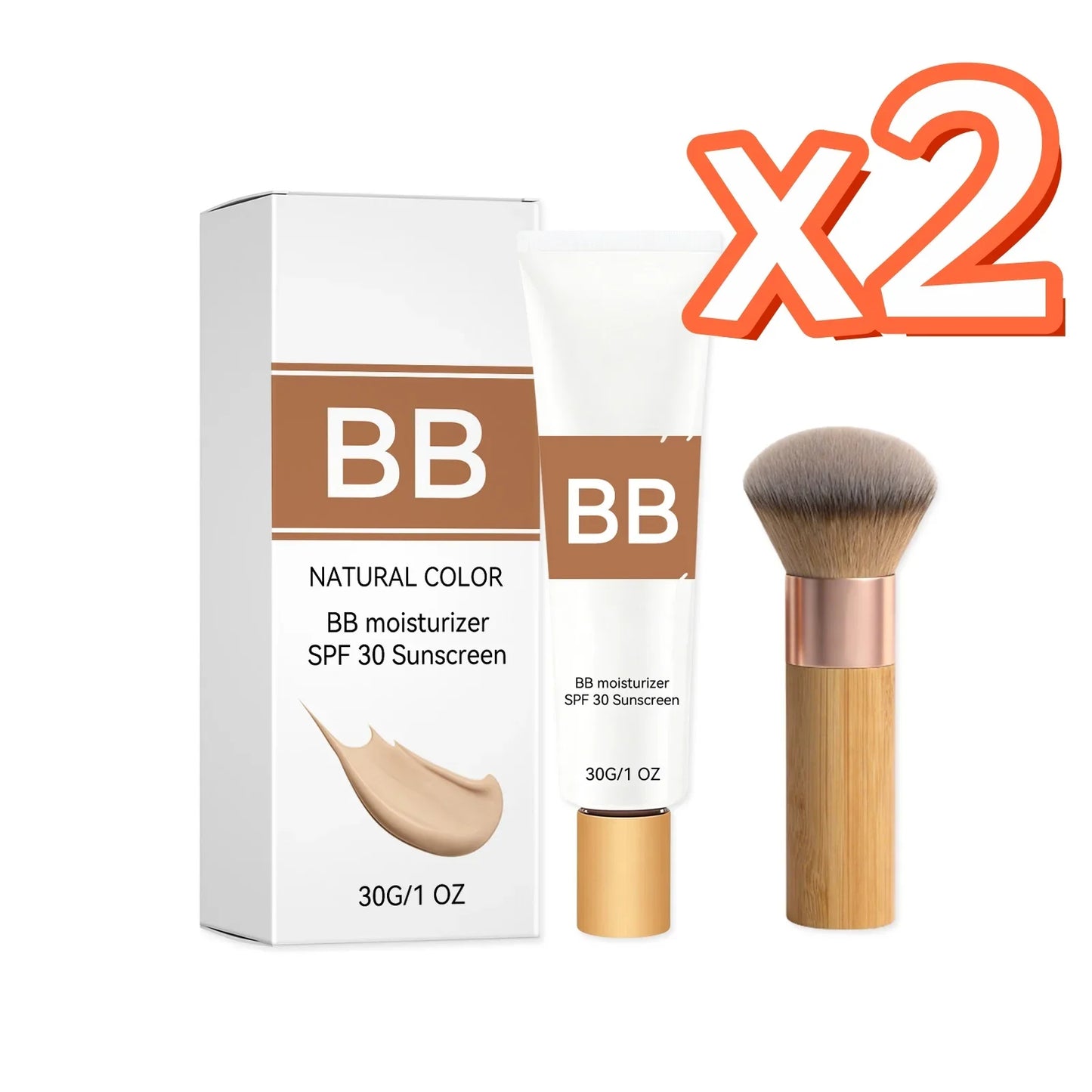 SPF 30 PA+++ Sunscreen BB Cream – Concealer & Brightening Kit