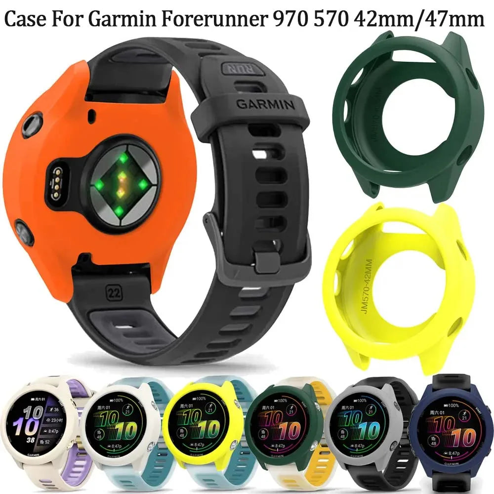 Garmin Forerunner 970 570 Soft Protective Case – 42mm & 47mm Peaceful Pleasures Health and Wellness