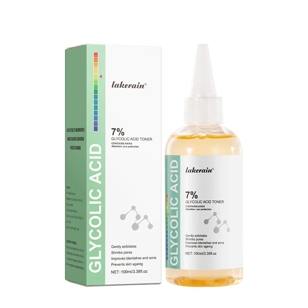 Glycolic Acid 7% Toning Solution Ordinary Acne Remover Lifting Firming Wrinkles Glowing Facial Skin Care Glycolic Acid Toner Peaceful Pleasures Health and Wellness 100ML