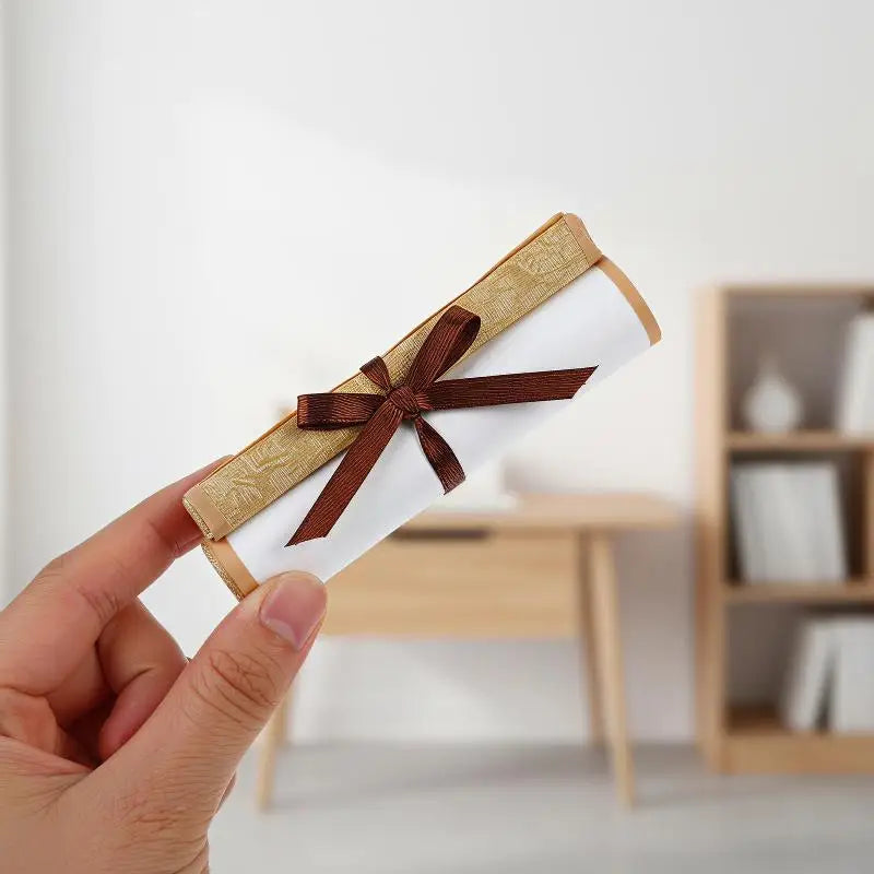 Mini Chinese Calligraphy Hanging Scroll – Cotton Pulp Rice Paper