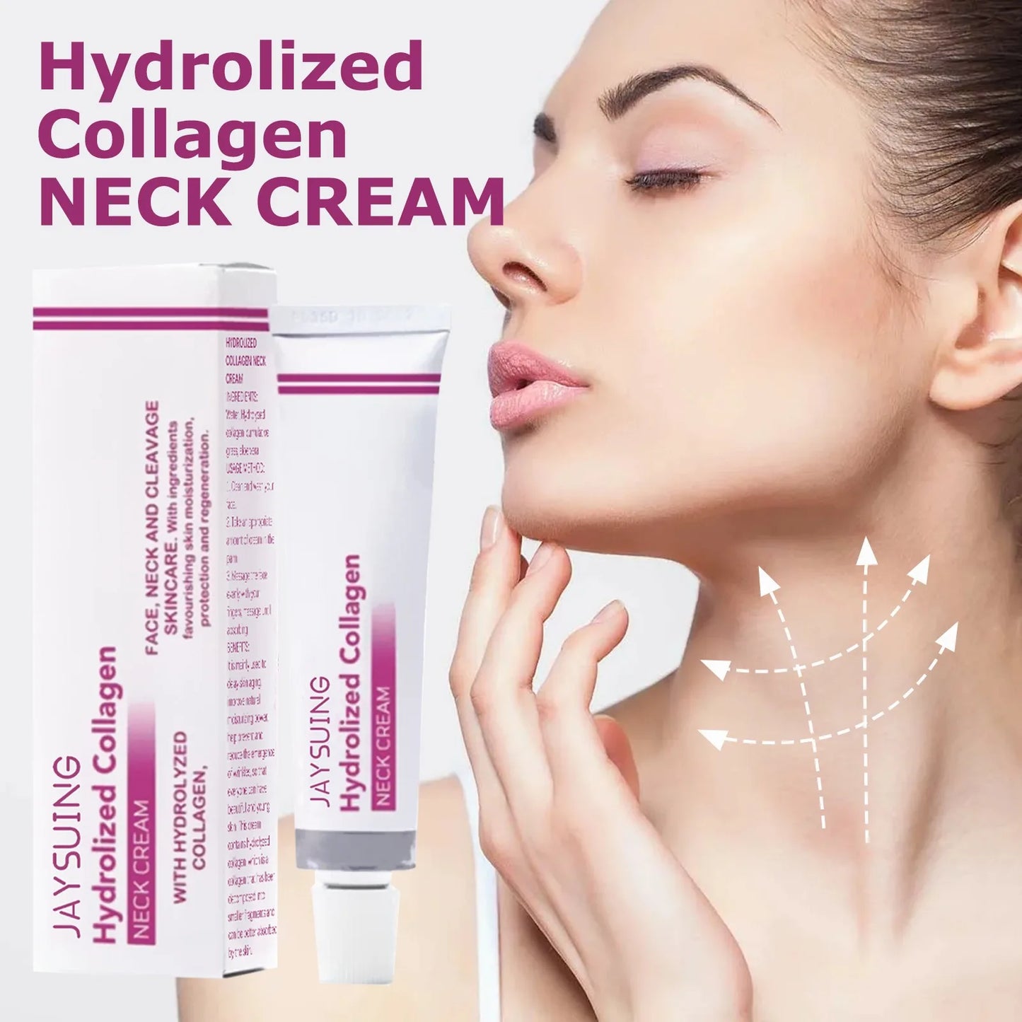 Hydrolyzed Collagen Neck & Face Firming Cream – 40g Peaceful Pleasures Health and Wellness Default Title