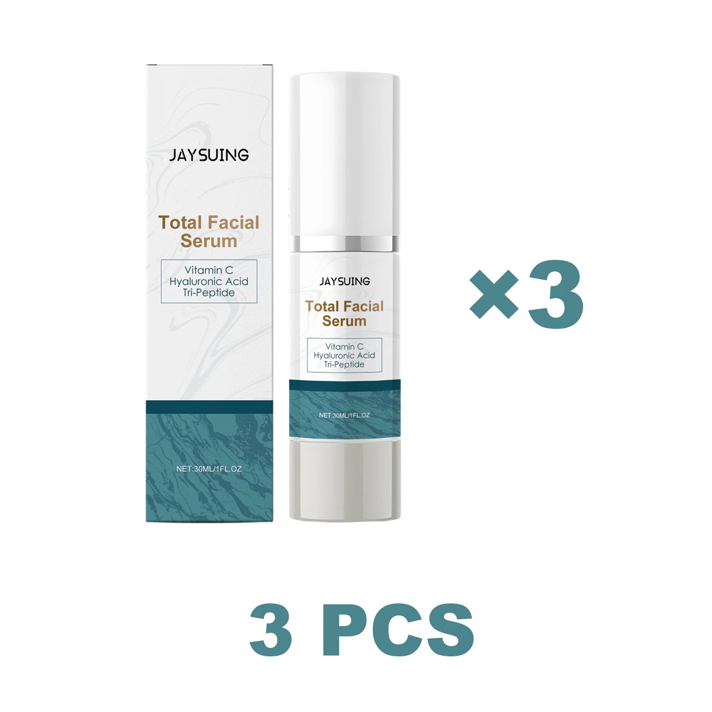 Jaysuing Hyaluronic Acid Anti Aging Serum Reduce Wrinkles Dark Spots Deep Moisturize Hydrating Lift Firming Makeup Beauty Unisex Peaceful Pleasures Health and Wellness 3 pcs