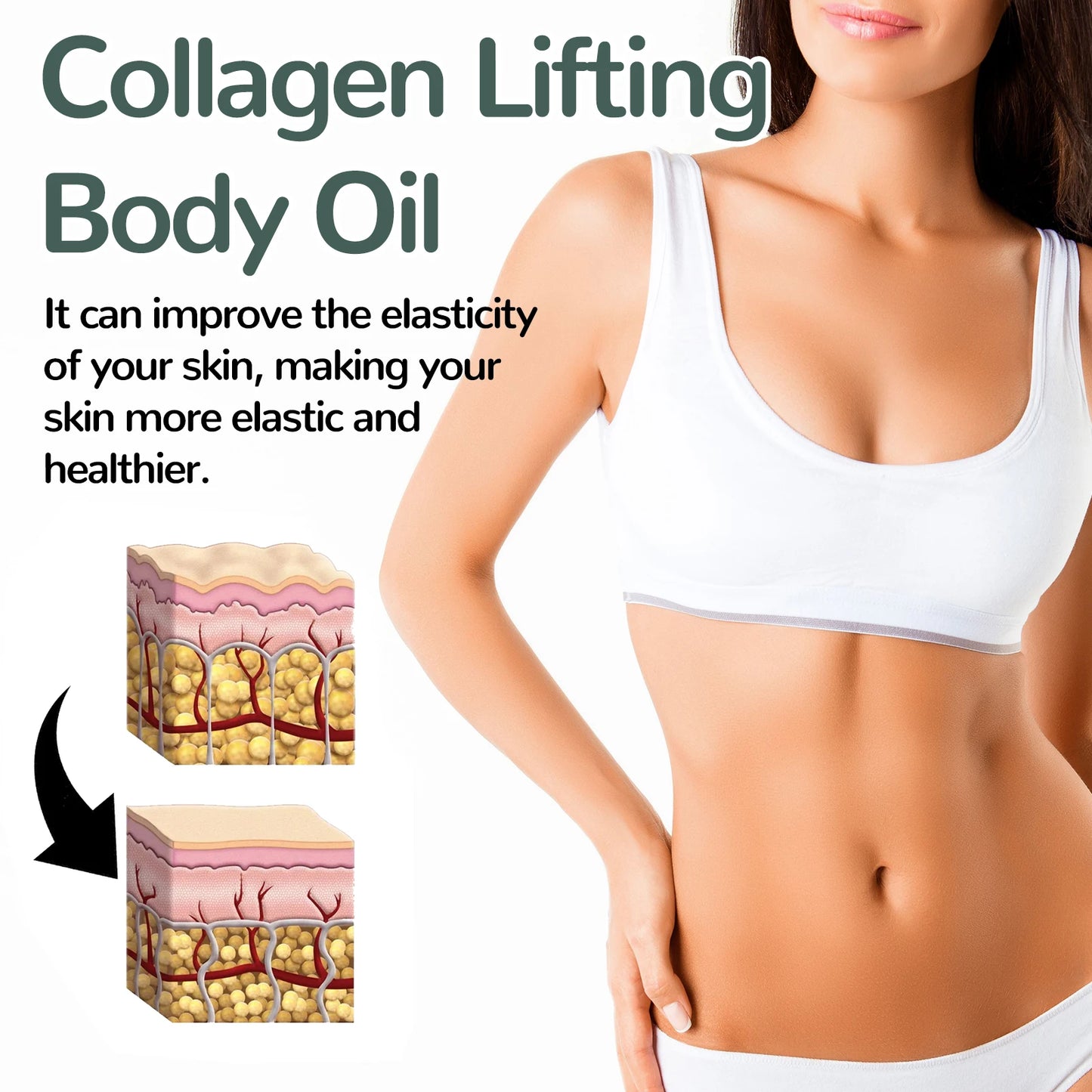 OceAura Collagen Body Oil – Hydrating & Firming Massage Oil Collagen Body Oil Peaceful Pleasures Health and Wellness