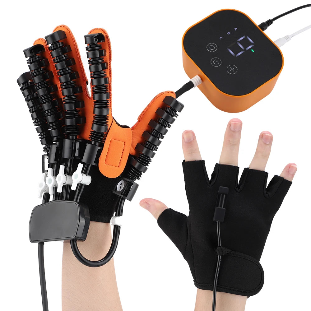 Rehabilitation Robot Gloves Finger Training Hand Exerciser Stroke Hemiplegia Hand Splint Recovery Trainer Support Smart Massage Peaceful Pleasures Health and Wellness