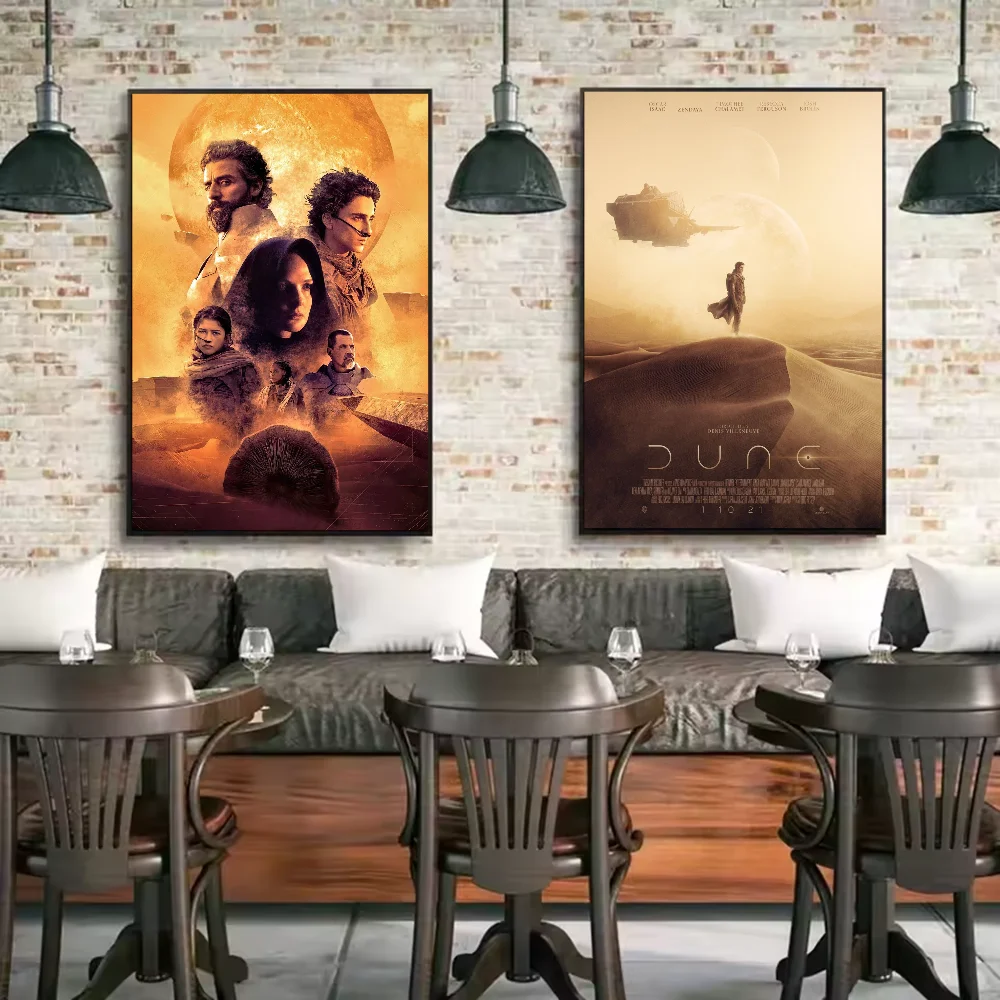 Dune Part 2 Movie Poster HD Waterproof PVC Wall Art Sticker Movie Wall Poster Peaceful Pleasures Health and Wellness
