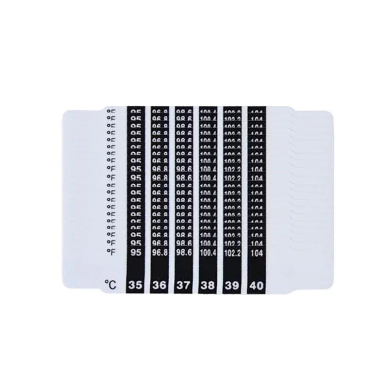 Baby Forehead Temperature Sticker Flexible Digital LCD Thermometer for Fever Test Water Milk Thermometer Accurate Kids Care Tool Peaceful Pleasures Health and Wellness 20pcs
